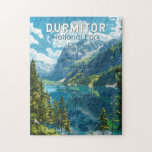 Puzzle Parque nacional Durmitor Montenegro Viaje arte<br><div class="desc">Diseño de arte vectorial Durmitor. Durmitor es un macizo situado en el noroeste de Montenegro. Forma parte de los Alpes Dináricos.</div>