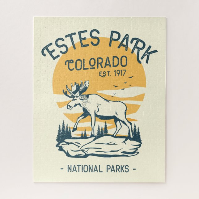 Puzzle Parque nacional Estes Colorado Parque Nacional Moo (Vertical)