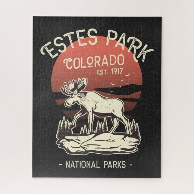 Puzzle Parque nacional Estes Colorado Parque Nacional Moo (Vertical)