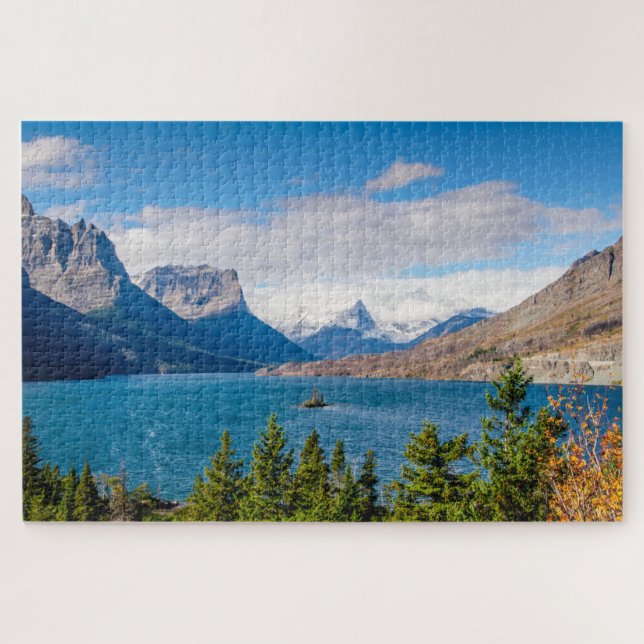 Puzzle Parque nacional Glaciar del Lago St Mary (Horizontal)