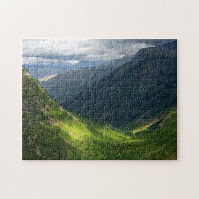 Puzzle Parque nacional Glaciar Highline Trail Montana (Horizontal)
