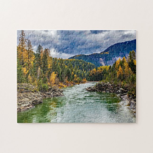 Puzzle Parque nacional Glaciar Montana (Horizontal)
