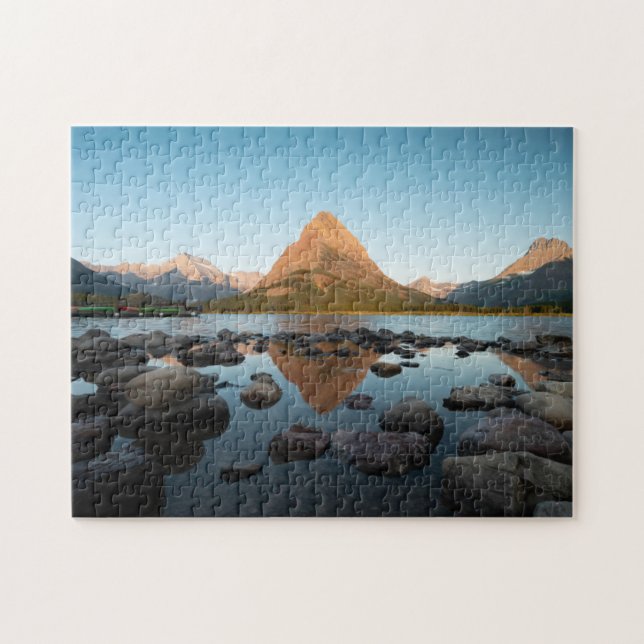 Puzzle Parque Nacional Glacier del lago el | mountain (Horizontal)