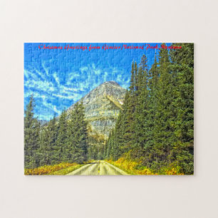 Puzzle Parque Nacional Glacier Montana. Felicitaciones de
