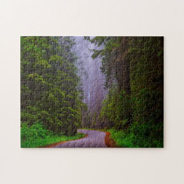 Puzzle Parque nacional Jigsaws Redwood. (Horizontal)