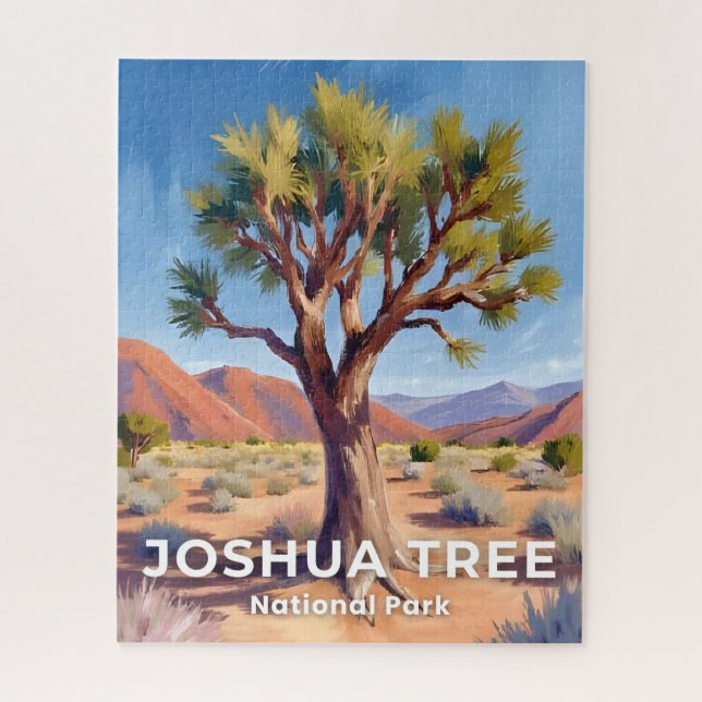 Puzzle Parque Nacional Joshua Tree California Arte de Via (Vertical)