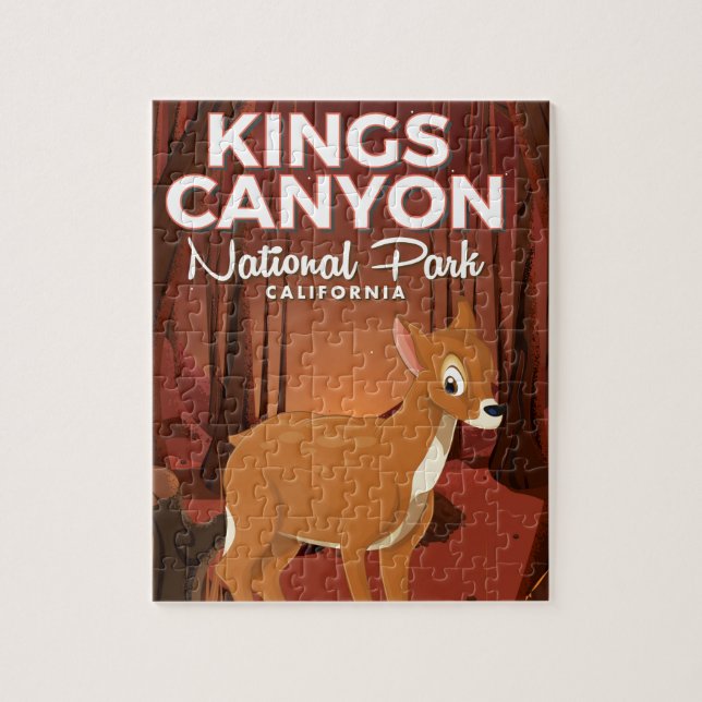 Puzzle Parque nacional Kings Canyon California (Vertical)