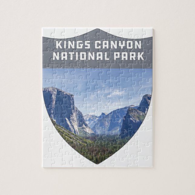 Puzzle Parque nacional Kings Canyon excursionismo a Calif (Vertical)