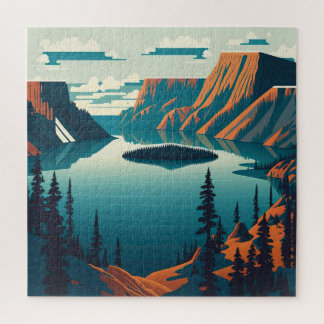 Puzzle Parque nacional Lago Crater