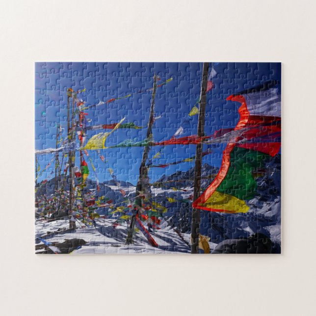 Puzzle Parque Nacional Langtang de Nepal. (Horizontal)