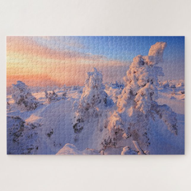 Puzzle Parque nacional Mont Logan Sunrise Gaspesie Quebec (Horizontal)