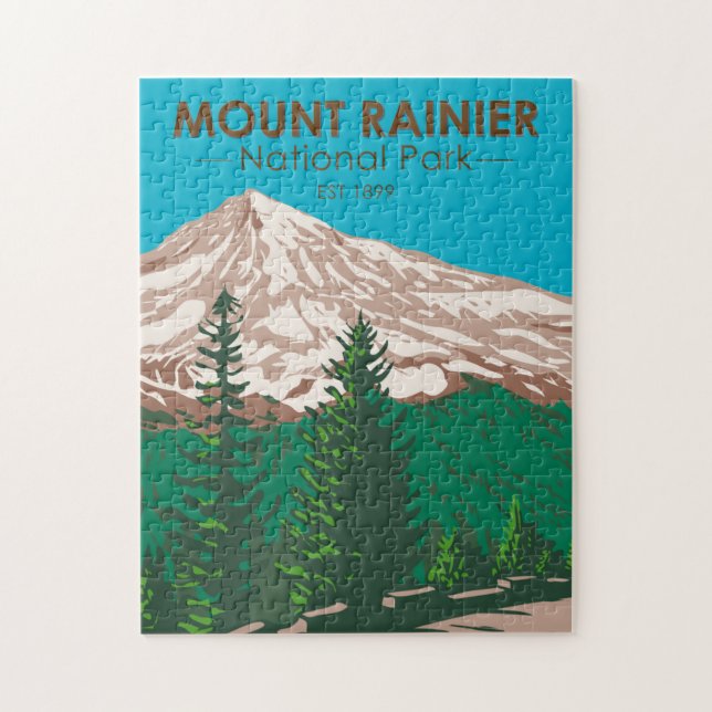 Puzzle Parque nacional Mount Rainier (Vertical)