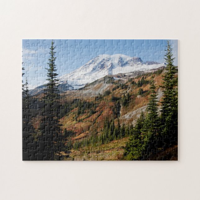 Puzzle Parque Nacional Mount Rainier, otoño (Horizontal)