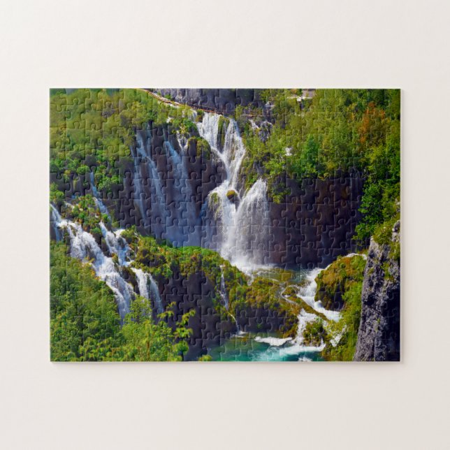 Puzzle Parque Nacional Plitvice. (Horizontal)