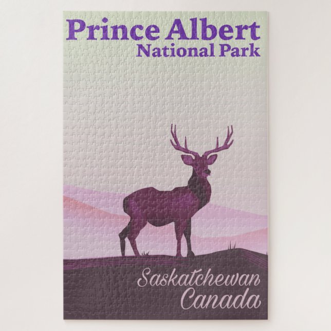 Puzzle Parque Nacional Prince Albert, Saskatchewan, Canad (Vertical)