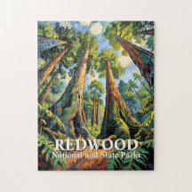 Parque Nacional Redwoods California Van Gogh Perso
