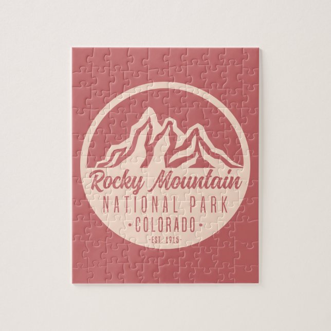 Puzzle Parque nacional Rocky Mountain Colorado (Vertical)