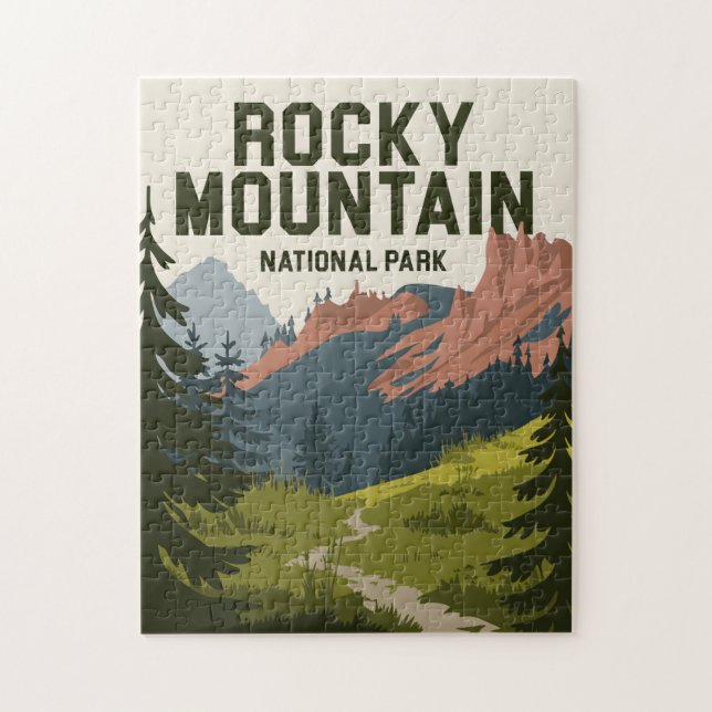 Puzzle Parque nacional Rocky Mountain Colorado (Vertical)