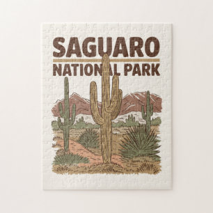 Puzzle Parque nacional Saguaro, Desierto Sonorés
