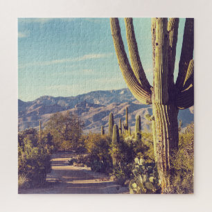 Puzzle Parque Nacional Saguaro, representación escénica.