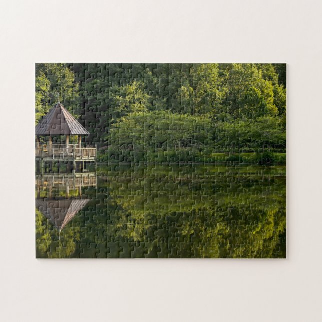 Puzzle Parque Nacional Scenic Garden House Lake Virginia (Horizontal)