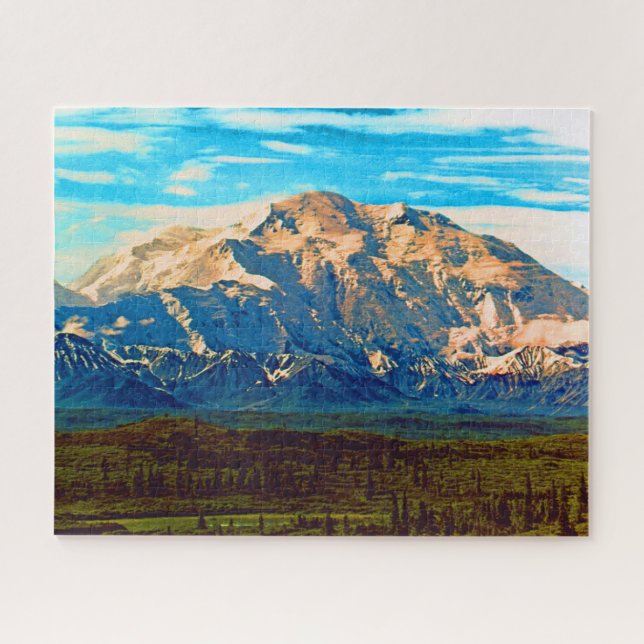 Puzzle Parque nacional Vintage USA Alaska Mt Mckinley (Horizontal)
