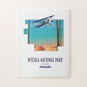 Puzzle Parque nacional Witjira mapa de Australia