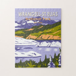 Puzzle Parque nacional Wrangell St Elias Lago Nizina Alas