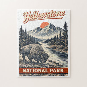 Puzzle Parque Nacional Yellowstone - Bisonte