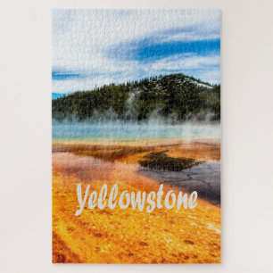 Puzzle Parque nacional Yellowstone Montañas Naturaleza An
