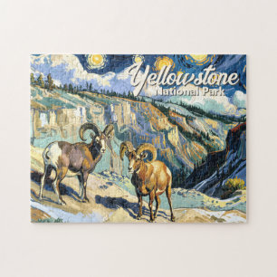 Puzzle Parque Nacional Yellowstone Oveja de Cuerno Grande