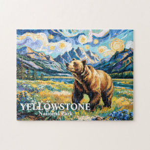 Puzzle Parque Nacional Yellowstone Paisaje de Osos Van Go
