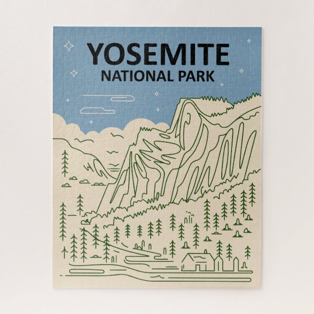 Puzzle Parque nacional Yosemite California (Vertical)
