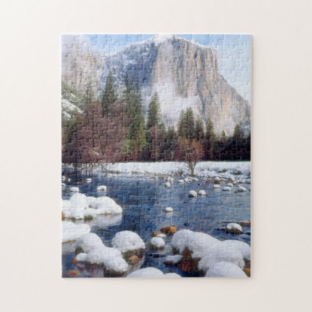 Puzzle Parque Nacional Yosemite en invierno (Vertical)