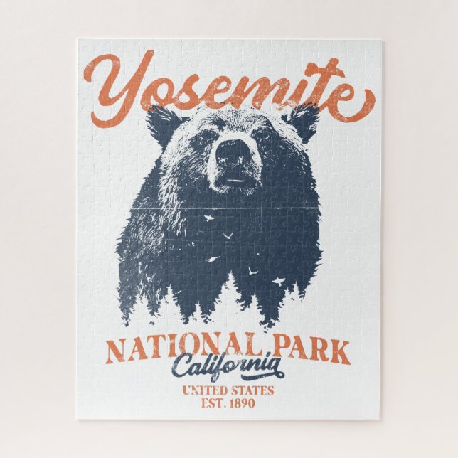 Puzzle Parque nacional Yosemite Grizzly Bear California (Vertical)