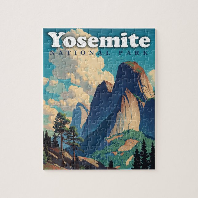 Puzzle Parque Nacional Yosemite Vintage (Vertical)