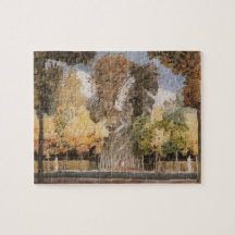 Parque Versailles en otoño (por Konstantin Somov)