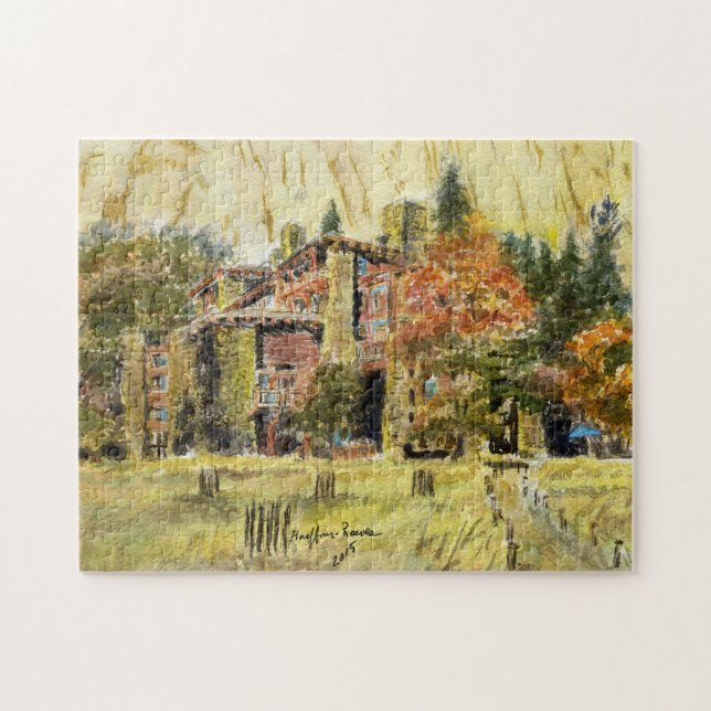 PUZZLE PARQUES NACIONALES: HISTÓRICO HOTEL AHWAHNEE DE YO (Horizontal)