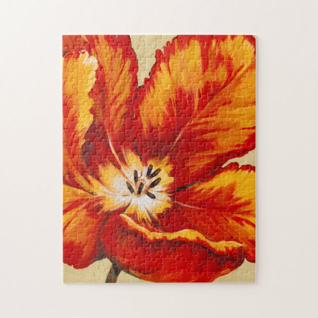 Puzzle Parrot Tulip I (Vertical)