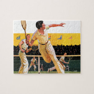 Puzzle Partido del tenis de los dobles