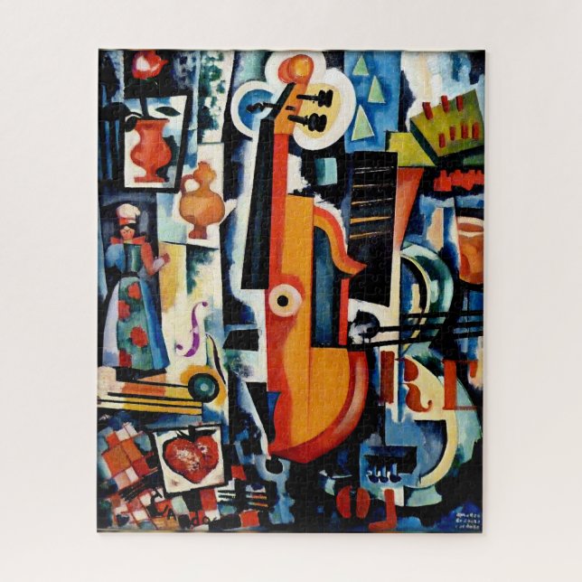 Puzzle Parto de Viola Bom Menage, Cubismo, (Vertical)
