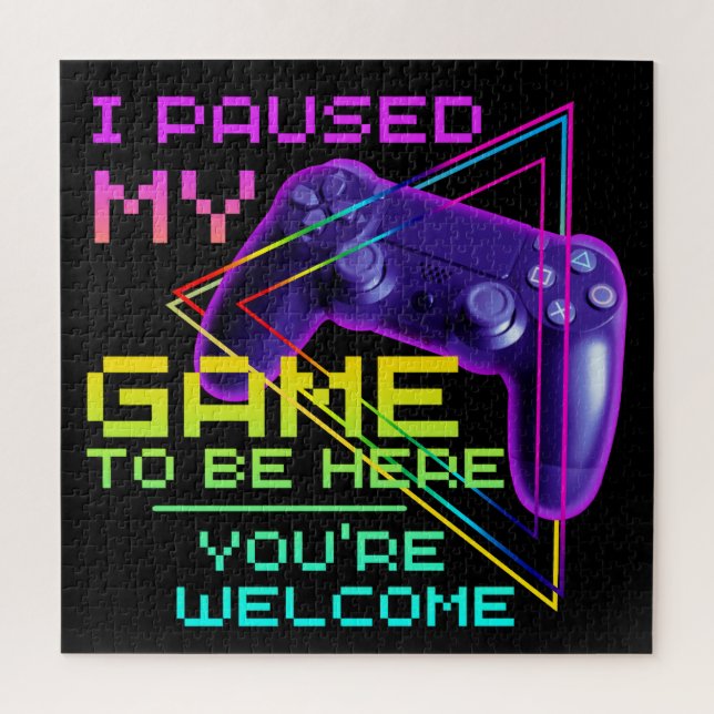 PUZZLE PASABA MI JUEGO PARA ESTAR AQUÍ QUE ERES BIENVENID (Vertical)