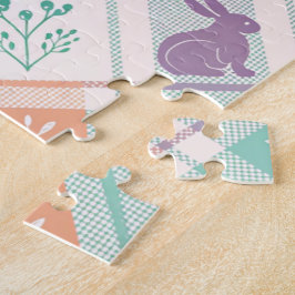 Puzzle Pascua de cuadros escoceses  