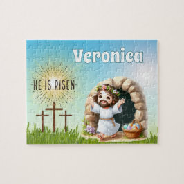 Puzzle Pascua personalizada Él ha resucitado