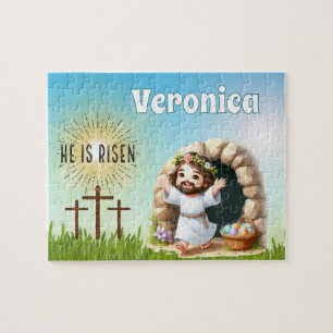 Puzzle Pascua personalizada Él ha resucitado