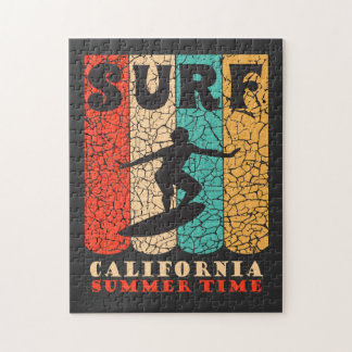 Puzzle Pasear por la playa de surf de verano de Waves Cal