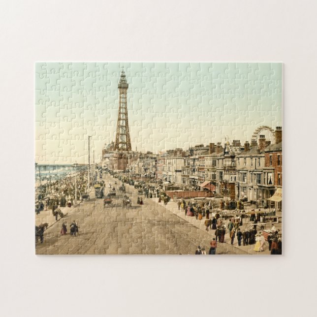 Puzzle Paseo de Blackpool, Lancashire, Inglaterra (Horizontal)