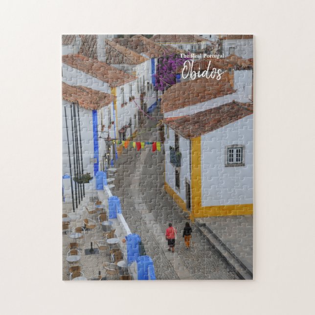 Puzzle Paseo de la mañana al trabajo-Obidos El verdadero  (Vertical)