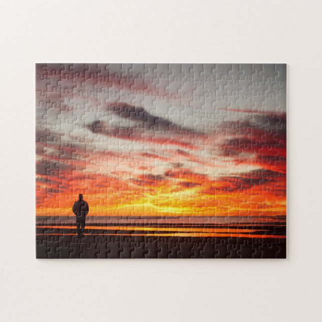 Puzzle Paseo de la puesta del sol (Horizontal)