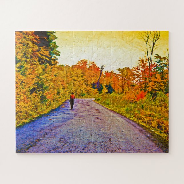 Puzzle Paseo de otoño (Horizontal)